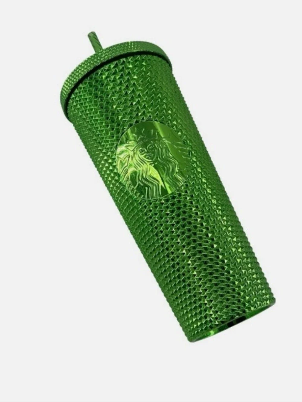 Starbucks Green Studded Reusable Cup with Straw